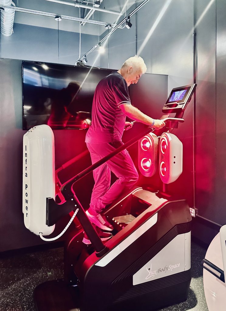 Infrared and vacuum therapy equipment at wellness studio in Wheaton, IL